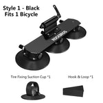 ROCKBROS Vacuum Suction Roof-Top Bike Carrier | Universal Car Rack for MTB and Road B lifestyle view
