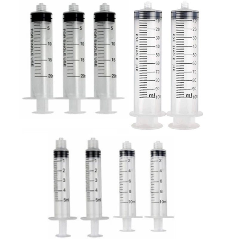 5ml/10ml/20ml/30ml/50ml/100ml Syringe Without Needle Screw Storage Crimp Dispensing Lock detail view