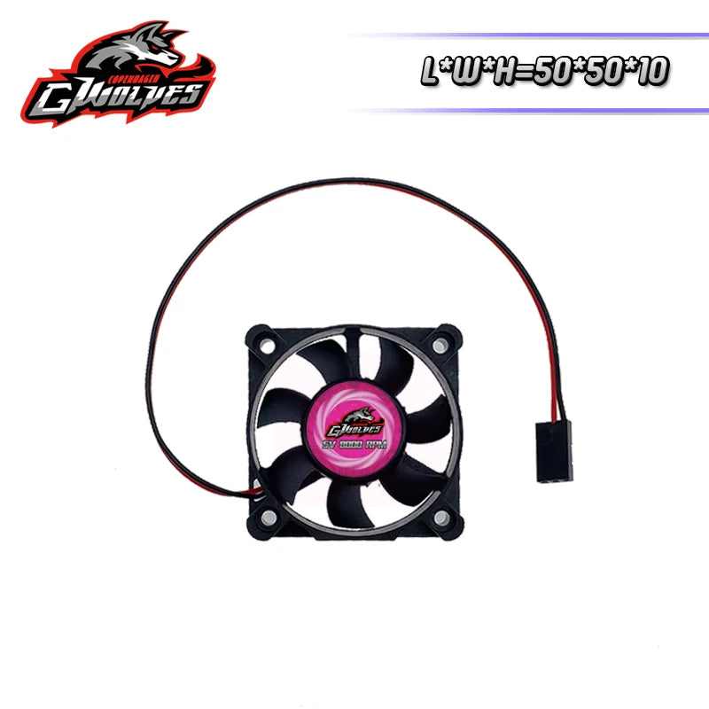 RC Fan 25/30/35/40mm 8000RPM 5V-7V DC ABS Futaba Plug alternate view