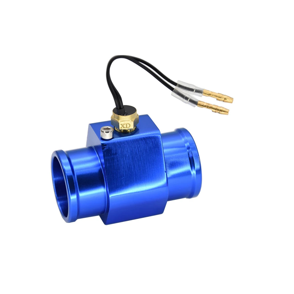 2 In 1 LCD Digital Car Truck Water Temp Gauge with 1/8 NPT Sensor and Voltmeter | 1 additional angle