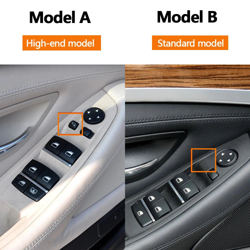 Front Left Beige Black Brown Car Interior F10 Door Armrest Panel Door Handle Replaceme close-up view
