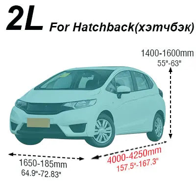 Cawanerl Waterproof Camouflage Car Cover | Full Outdoor Protection for SUV Sedan Hatc alternate view