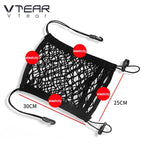 Vtear Universal Car Trunk Mesh Net Organizer | Rear Seat Storage Bag lifestyle view