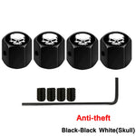 AUTCOAT Anti-theft Middle Finger Tire Valve Dust Caps | Universal Fit for Cars Trucks alternate view