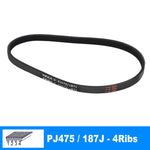 VEGA V-Belt PJ475 187J 3/4/5/6/7 Ribs For DIY Model Motor Belt Parts lifestyle view