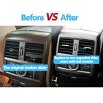 Car Rear AC Air Conditioner Vent Outlet Grille Slide Clip Repair Kit For Mercedes Benz W166 W292  ML350 GL450 ML GLE