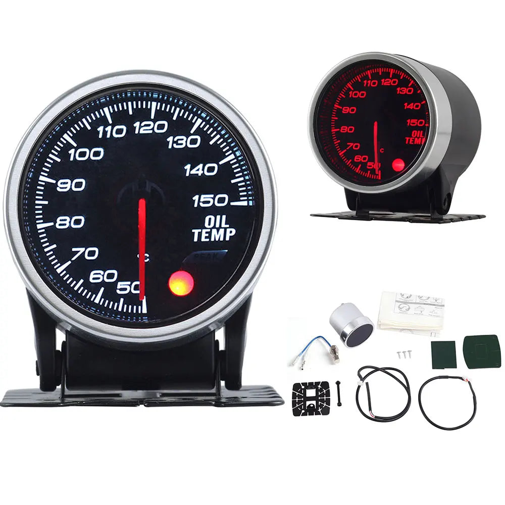 52mm Auto Gauge Meter Set with Electronic Sensors | 7 Color LED lifestyle view