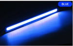 4x Universal Vehicle Led Strip 17CM COB Car Led Strip For Auto DRL Daytime Running Light External Waterproof Styling 12V Led Bar