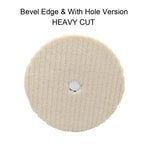 CDWTS 3/4/5/6 Inch Japan Wool Polish Pad for DA RO Car Polisher | Cutting Pad for Car close-up view