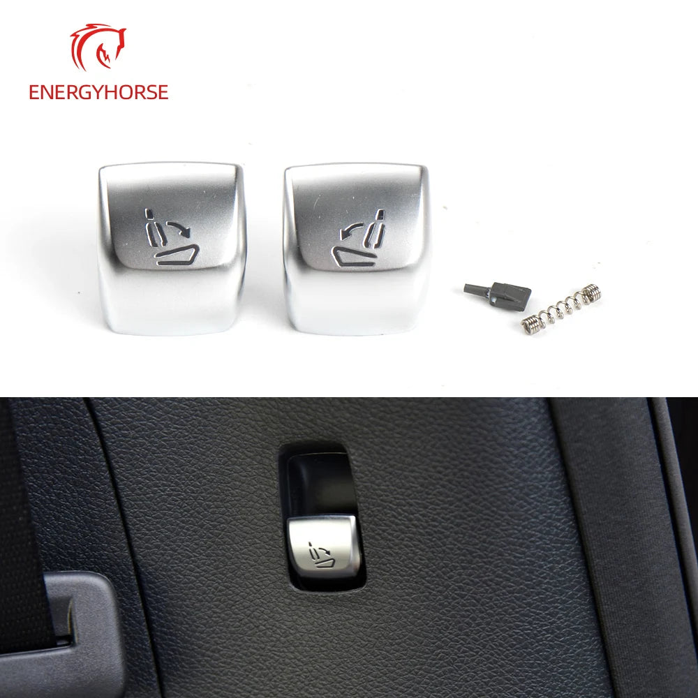 Car Seat Backrest Release Switch Button Cover for Mercedes Benz GLC C E Class W205 W253 detail view