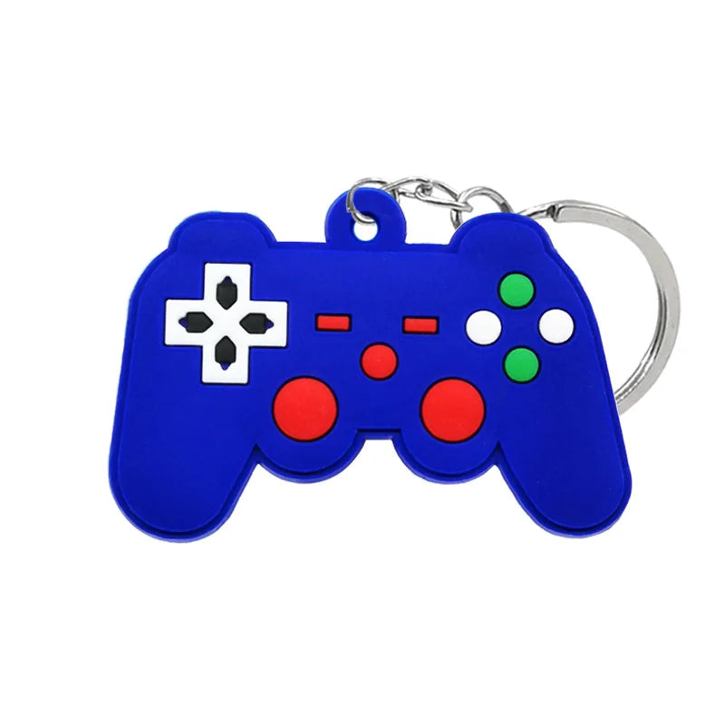 1PCS PVC new style Game Machine Keychain & Keyring Cute Gamepad Joystick Key Chain Keych detail view