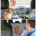 PETRAVEL Dog Car Seat Cover Waterproof Pet Travel Dog Carrier Hammock Car Rear Back Seat detail view