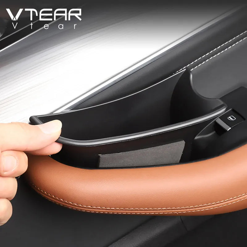 Vtear Door Armrest Storage Box Decoration Car Inner ABS Trim Interior Accessories For lifestyle view