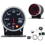 52mm Auto Gauge Meter Set with Electronic Sensors | 7 Color LED detail view