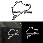 Car Styling Racing Road Nurburgring Creative Fashion Window Stickers Decal detail view