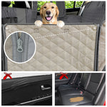 PETRAVEL Dog Car Seat Cover Waterproof Pet Travel Dog Carrier Hammock Car Rear Back S lifestyle view