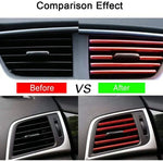 U-Shape Car Air Vent Trim Strip PVC 10 Pcs lifestyle view