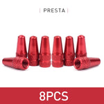 Aluminum Alloy Bicycle Tire Valve Cap Protector for Presta Valve detail view