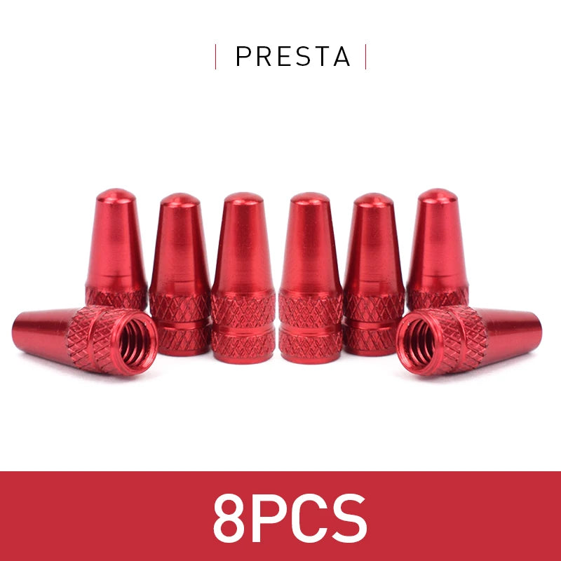 Aluminum Alloy Bicycle Tire Valve Cap Protector for Presta Valve detail view