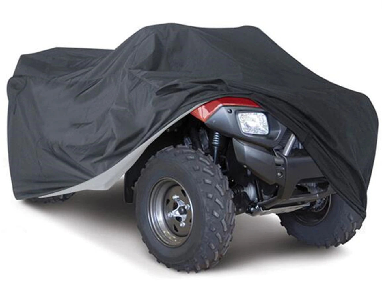 Universal Motorcycle ATV Rain Snow Sun Cover | 190T Waterproof Polyester detail view