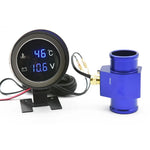 Car Water Temperature Gauge with Voltmeter 2 in 1 | -10 to 110 Celsius LCD Display alternate view