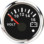 52mm 2 Inch Marine Boat Gauge Set | Oil Pressure Water Level Fuel Temperature Voltmet alternate view