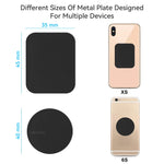 Magnetic Phone Plate Sticker | Universal Car Mount Magnet for Phone Holder close-up view