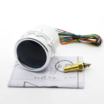 52mm Oil Temperature Gauge 40-140°C | Red Needle Digital Display with 1/8 NPT Sensor detail view