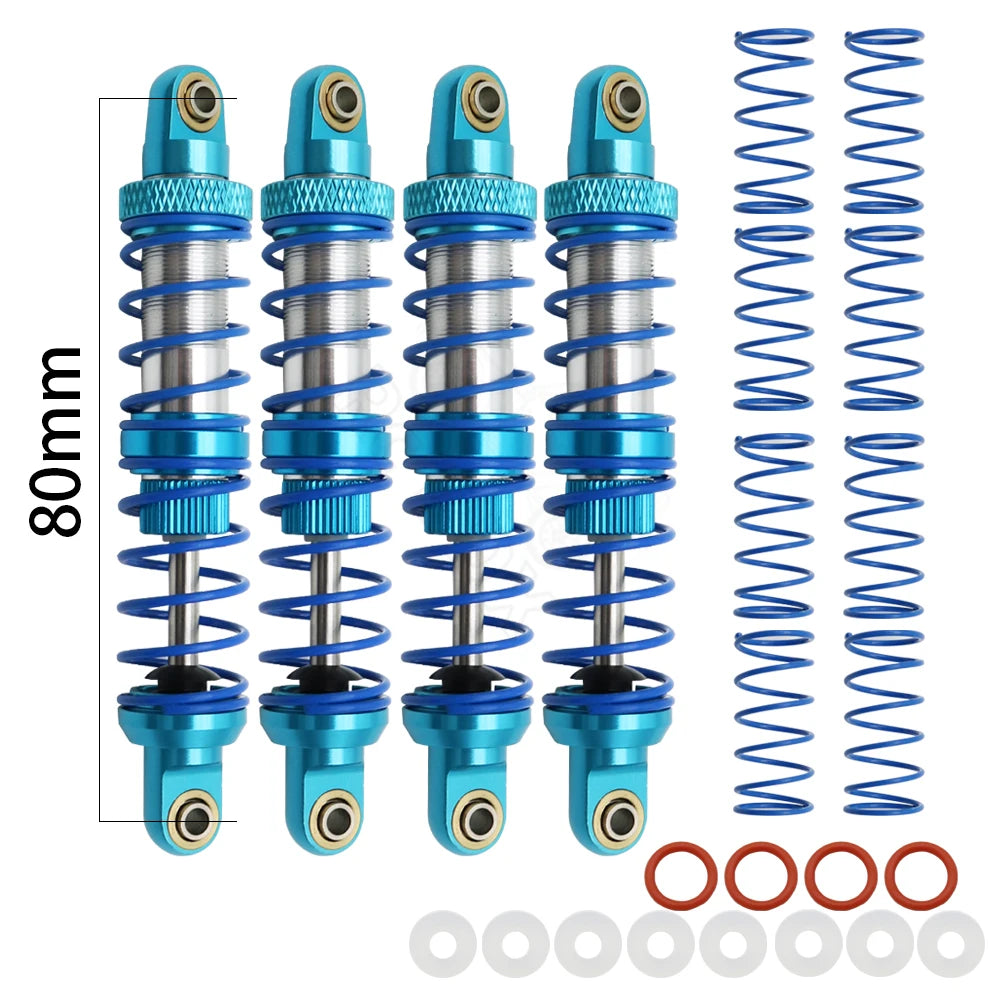 Metal Oil Damper Shock Absorber for 1/10 RC Crawler Axial SCX10 AXI03007 D90 additional angle