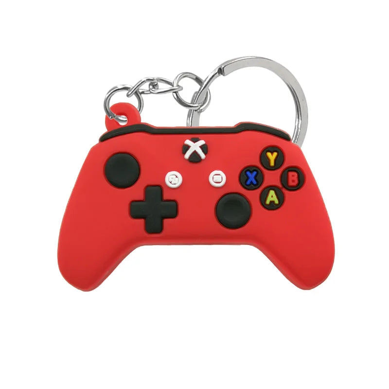 1PCS PVC new style Game Machine Keychain & Keyring Cute Gamepad Joystick Key Chain Ke alternate view