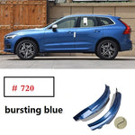 Volvo XC60 Mud Flaps (2018–2024) | Rear Wheel Fender Splash Guards with Blue Accent detail view