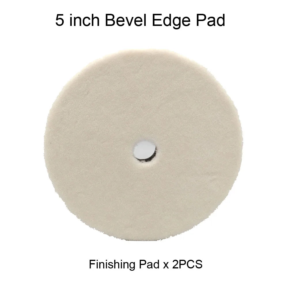 HUTU 5 Inch Wool Polishing Pad | Car Body Polishing Wool Wheel for Polisher alternate view