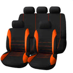 Car Seat Cover Set Polyester Four Season Universal 9 Piece additional angle