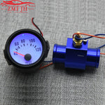52mm Blue LED Water Temp Gauge | Universal Racing Radiator Sensor Kit