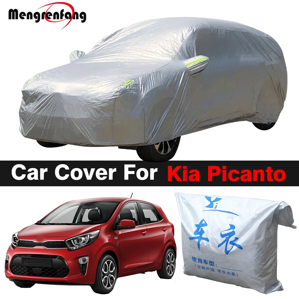 Car Cover for Kia Picanto Morning Eko Taxi Naza Suria | Anti-UV Sun Snow Rain Dust Protection