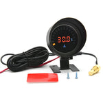 52mm Digital Water Temp Gauge | LED Display with Sensor and Radiator Hose Adapter detail view