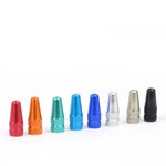 Aluminum Alloy Bicycle Tire Valve Cap Protector for Presta Valve close-up view