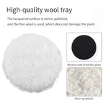 8-Piece Car Polishing Pad Kit | 3/5/7 Inch Sponge Buffing Discs for Auto Waxing and Po close-up view