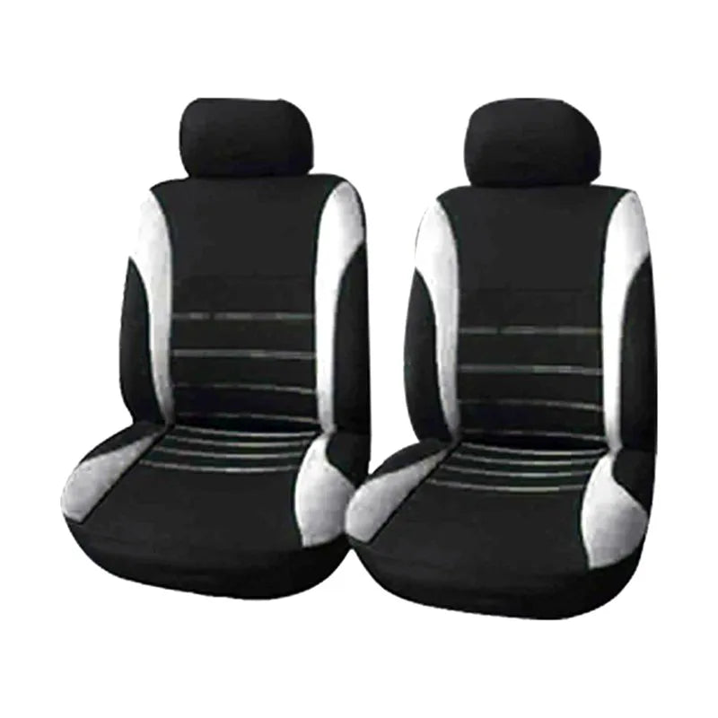Car Seat Cover Set Polyester Four Season Universal 9 Piece close-up view