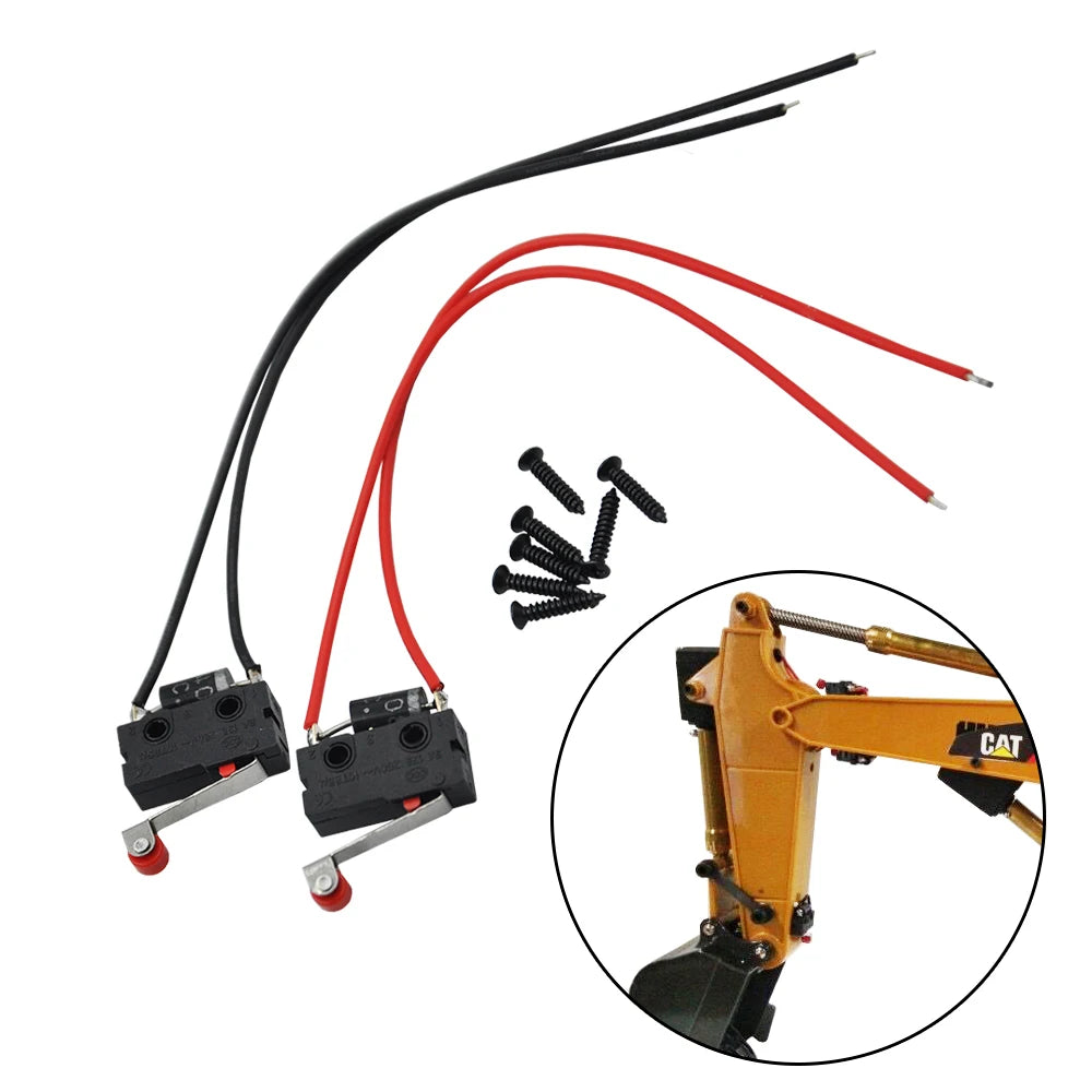 Upgrade Limit Switch For Arm Driving Servo Parts of HUINA 15 channel 1550 1/14 RC Metal Excavator Li