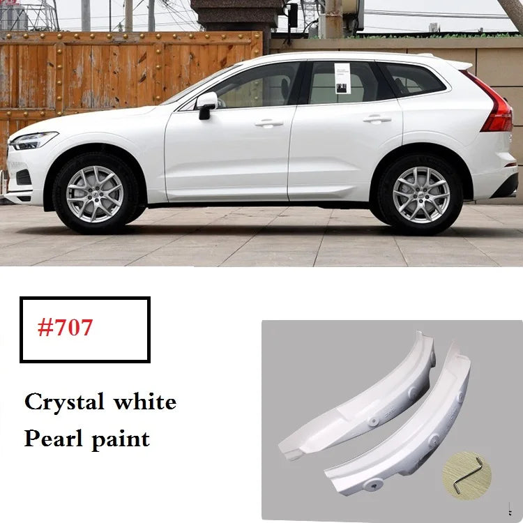 Volvo XC60 Mud Flaps (2018–2024) | Rear Wheel Fender Splash Guards with Blue Accent additional angle