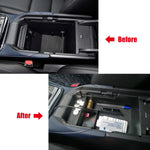 Car Armrest Storage Box Center Console Organizer Glove Case Coin Tray Holder Container For Mazda CX-30 CX30 2019 2020 2021