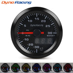 Dynoracing 2 Inch 52mm 7 Color LED Dual Display Car Gauge Set | Boost Water Oil Tem additional angle