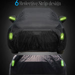Outdoor Car Cover for Nissan Juke | Waterproof Anti-UV Sun Shade Rain Snow Ice Resista close-up view