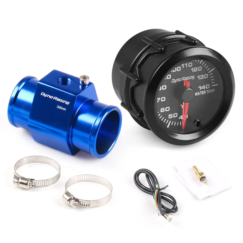 Dynoracing 2'' 52mm 7 Color LED Water Temperature Gauge | 40-140 Celsius with Sensor lifestyle view
