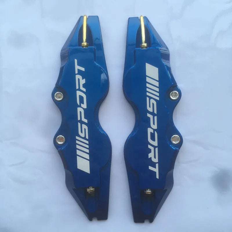 2or4 PCS /Set ABS Plastic Disc Brake Caliper Cover Car Styling With Sport/// Sticker F close-up view