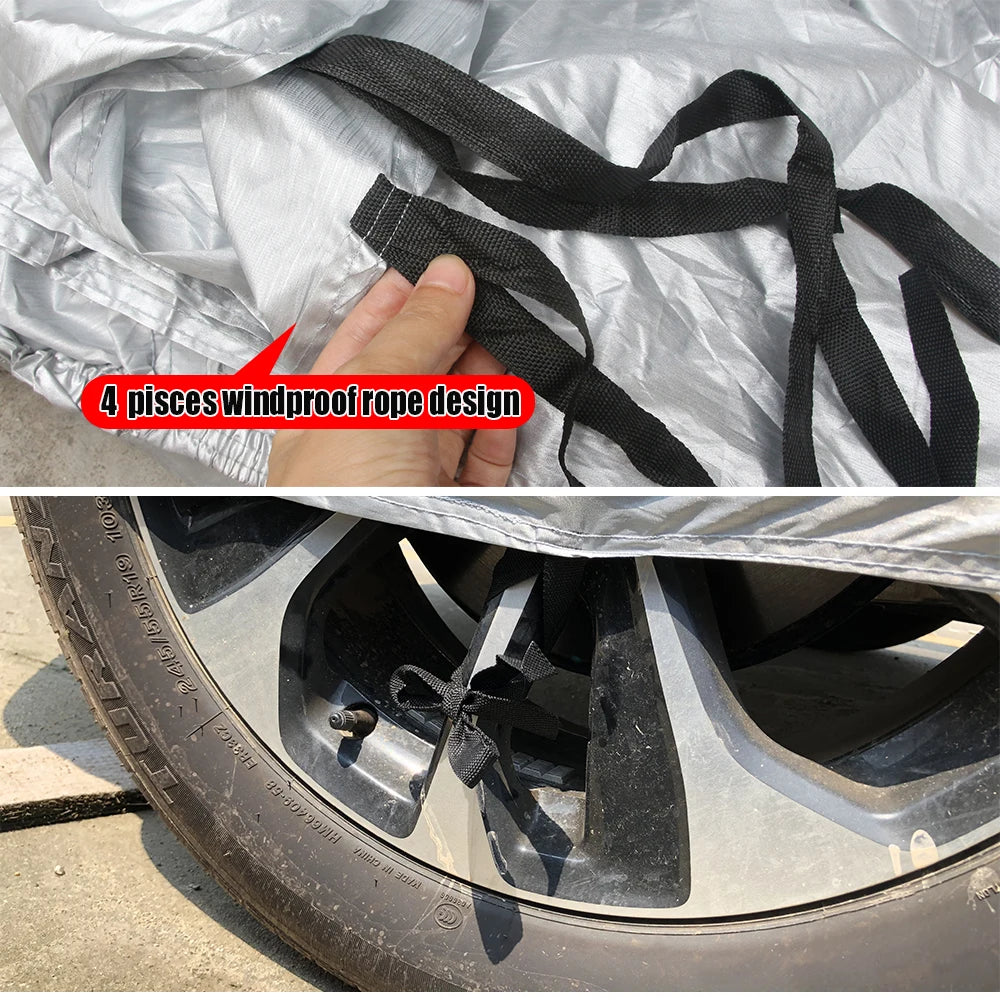 Porsche Cayenne Full Car Cover 2002-2025 | UV Sun Shade Snow Rain Wind Protection lifestyle view