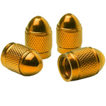AUTCOAT Universal Aluminum Tire Valve Stem Caps for Car Truck Bike | 4 Pack Dust Covers detail view