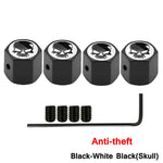 AUTCOAT Anti-theft Middle Finger Tire Valve Dust Caps | Universal Fit for Cars Trucks lifestyle view