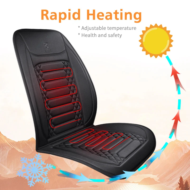 12V Winter Heated Car Seat Cushion Cover alternate view
